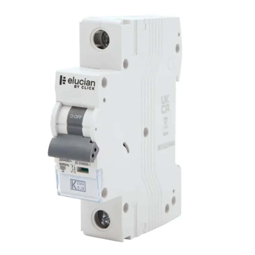 MCB SP B Curve 10A 6KA 17.8 x 85.3 x 76.6mm