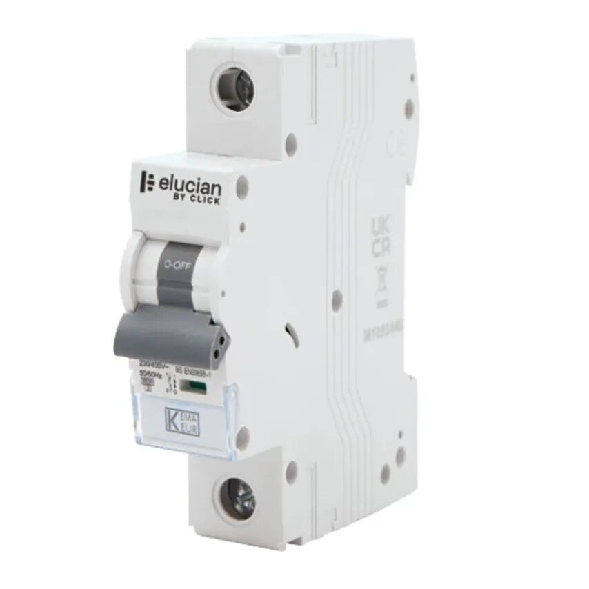 MCB SP B Curve 20A 6KA 17.8 x 85.3 x 76.6mm