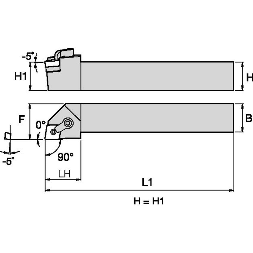 MCGNL164D M Clamping Holder W1.00 L6.00