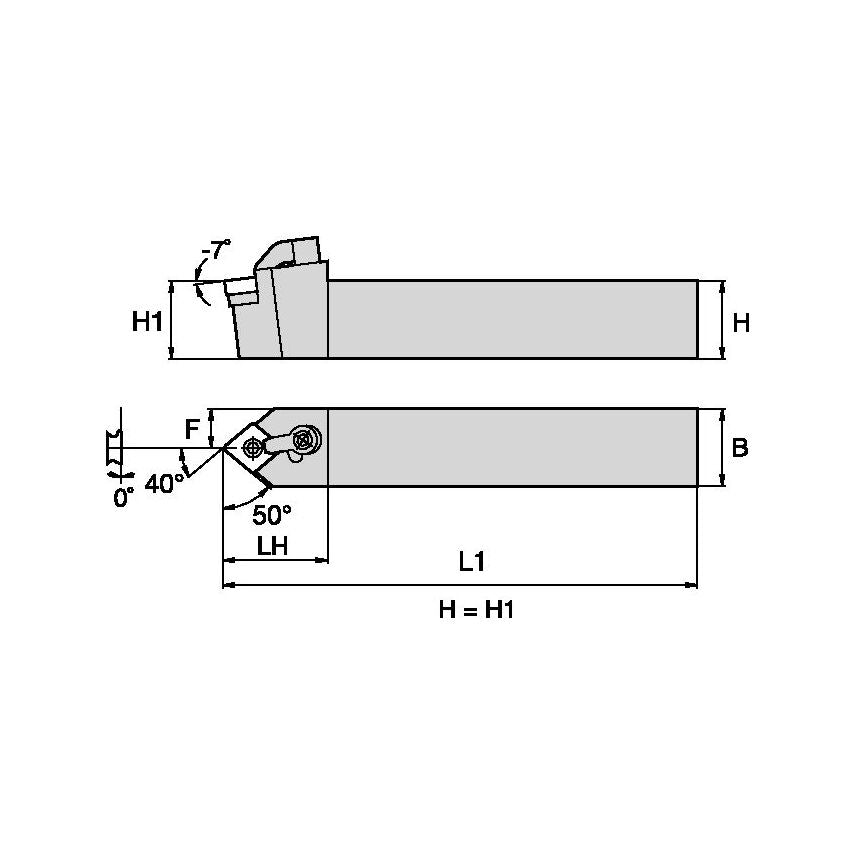 MCMNN204D M Clamping Holder W1.25 L6.00