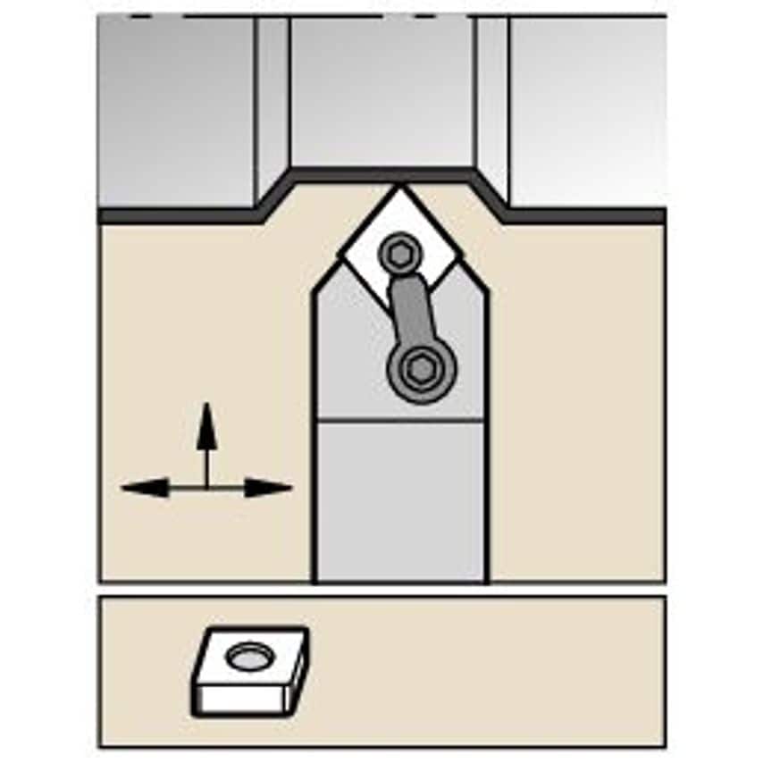 MCMNN206D M Clamping Holder W1.25 L6.00