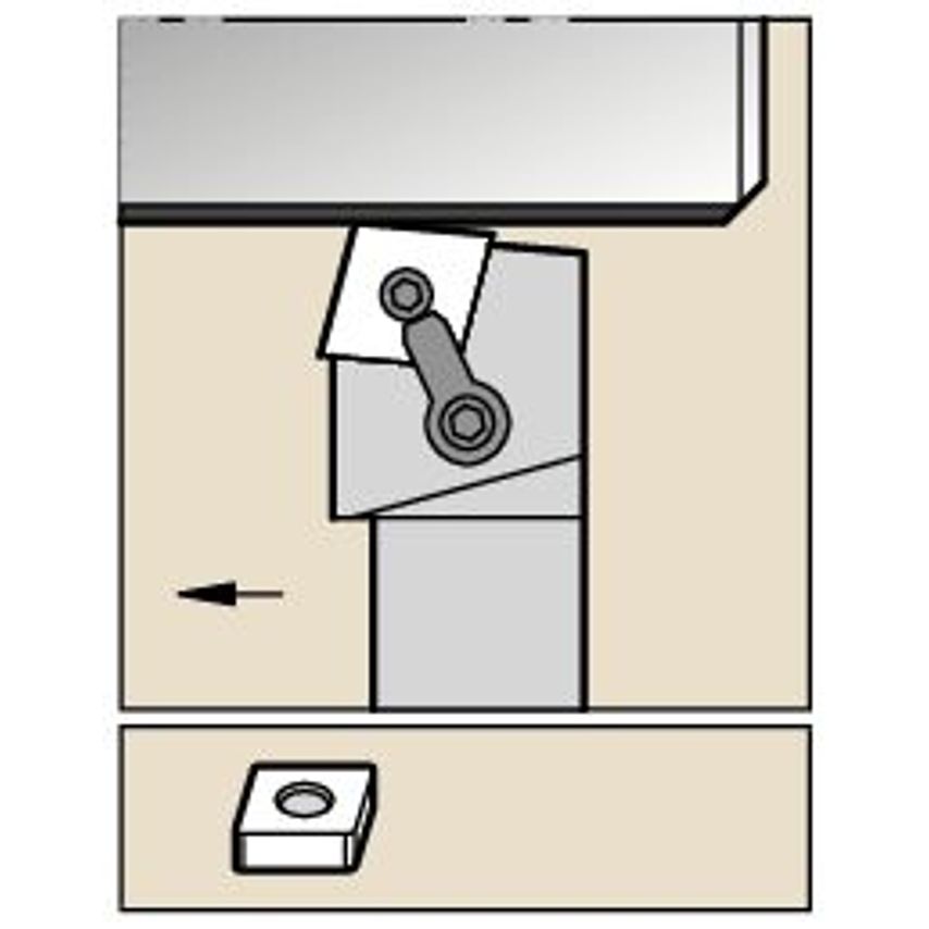 MCRNL204D M Clamping Holder W1.25 L6.00