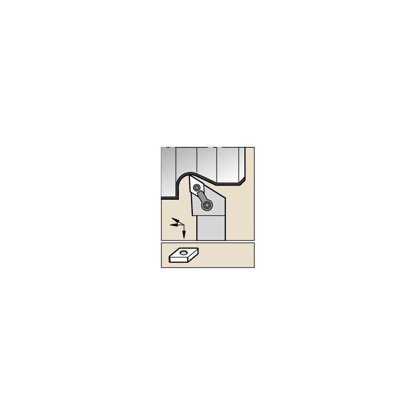 MDJNL123B M Clamping Holder W0.75 L4.50