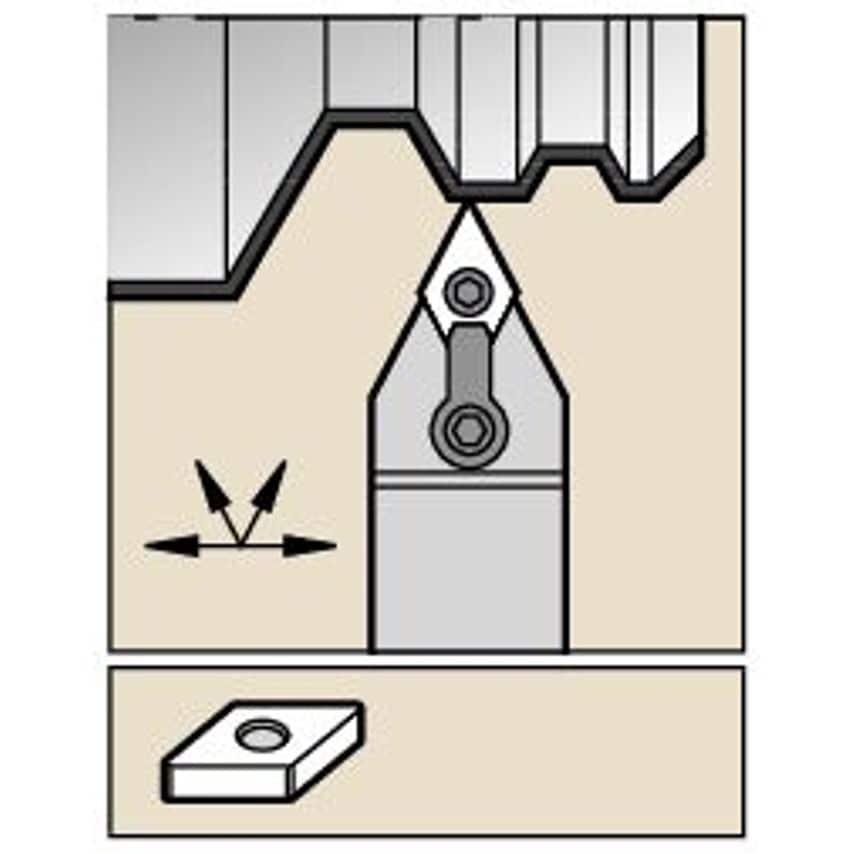 MDPNN123B M Clamping Holder W0.75 L4.50