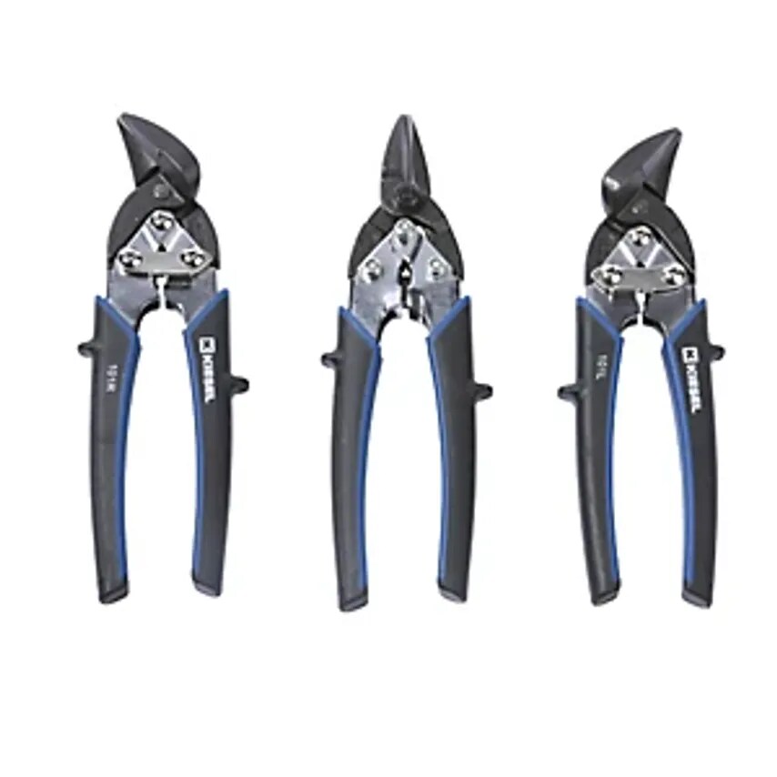 MINI Set Of Snips, 3 Figure And Straight Cutting Snips, In Cardboard Box