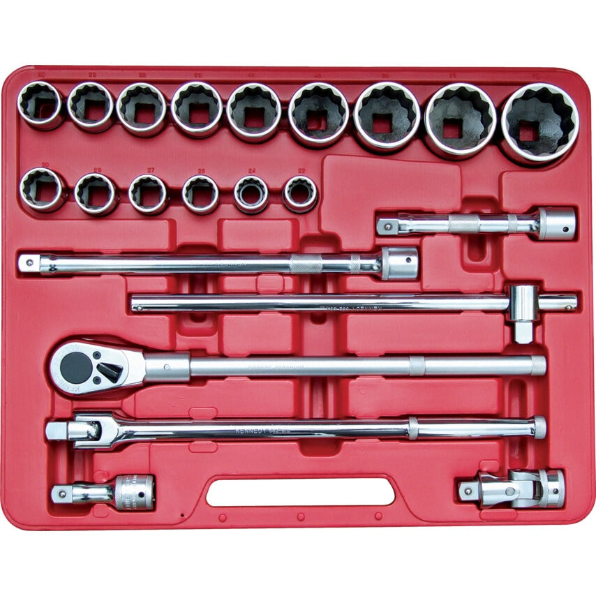 MM Professional Socket Set 3/4" Square DR 22 Piece