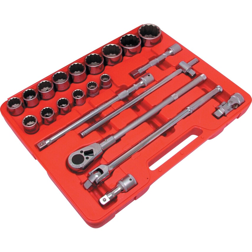 MM Professional Socket Set 3/4" Square DR 22 Piece