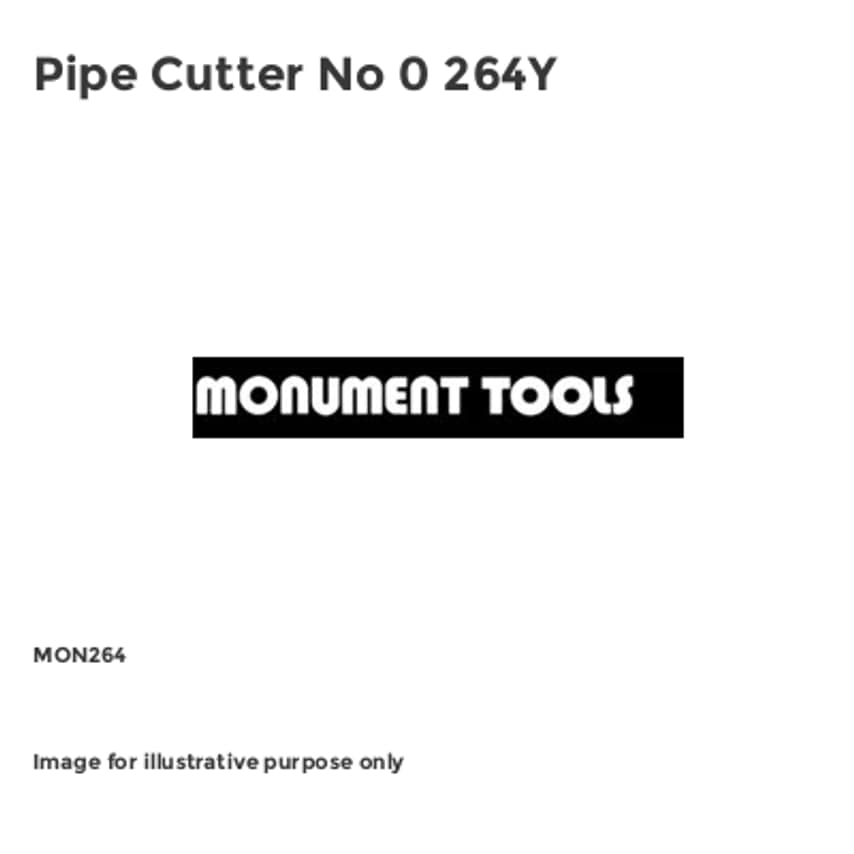 MON264 Pipe Cutter No 0 264Y