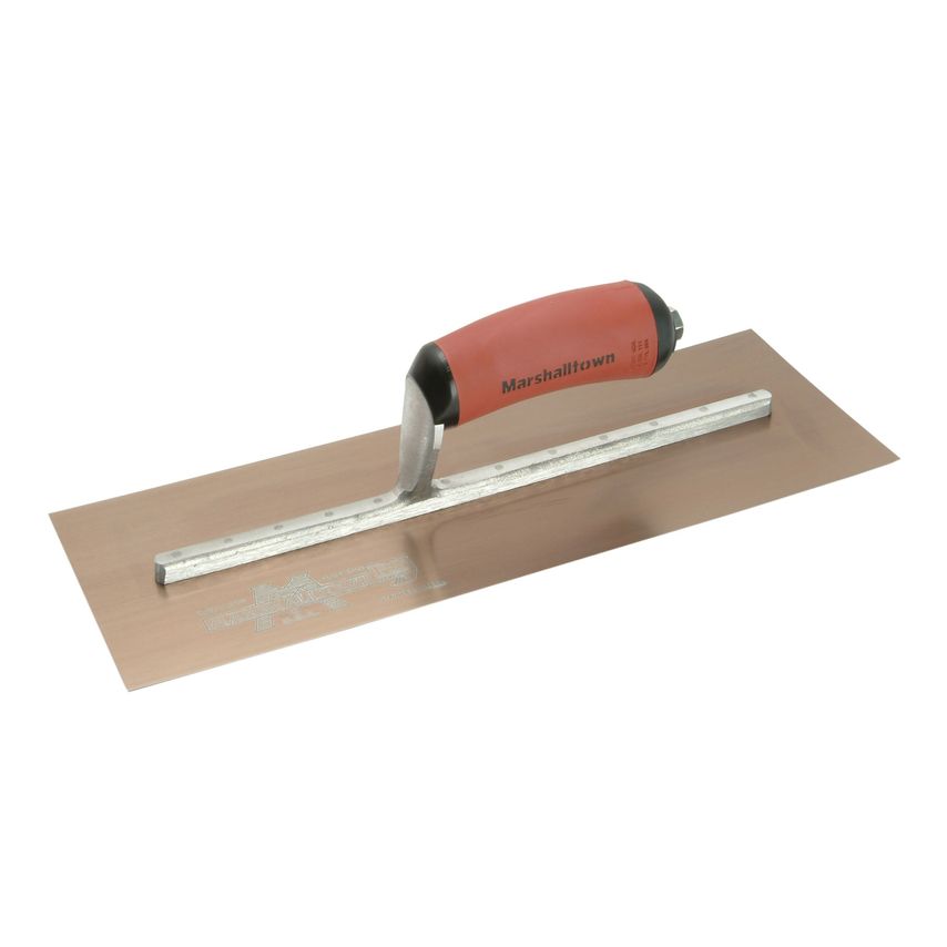 MPB145GSD Pre-Worn PermaShape Finishing Gold S/S Trowel DuraSoft 14 x 5in M/TMPB145GSD