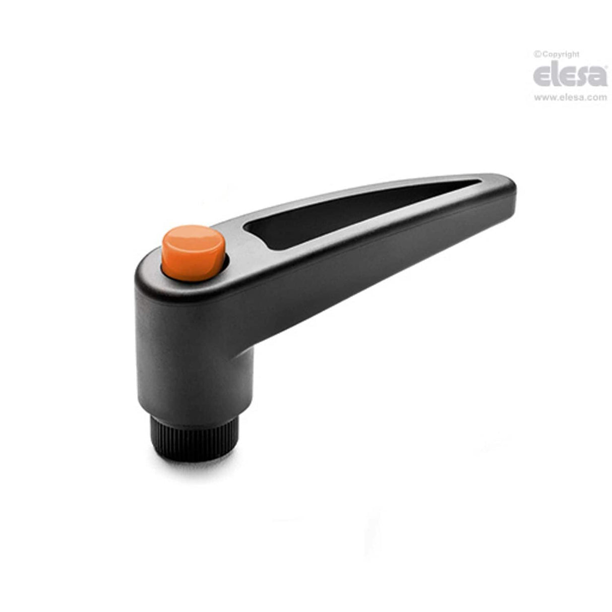MRT Adjustable handles Technopolymer Brass boss threaded hole MRT.80-B-M8-C2