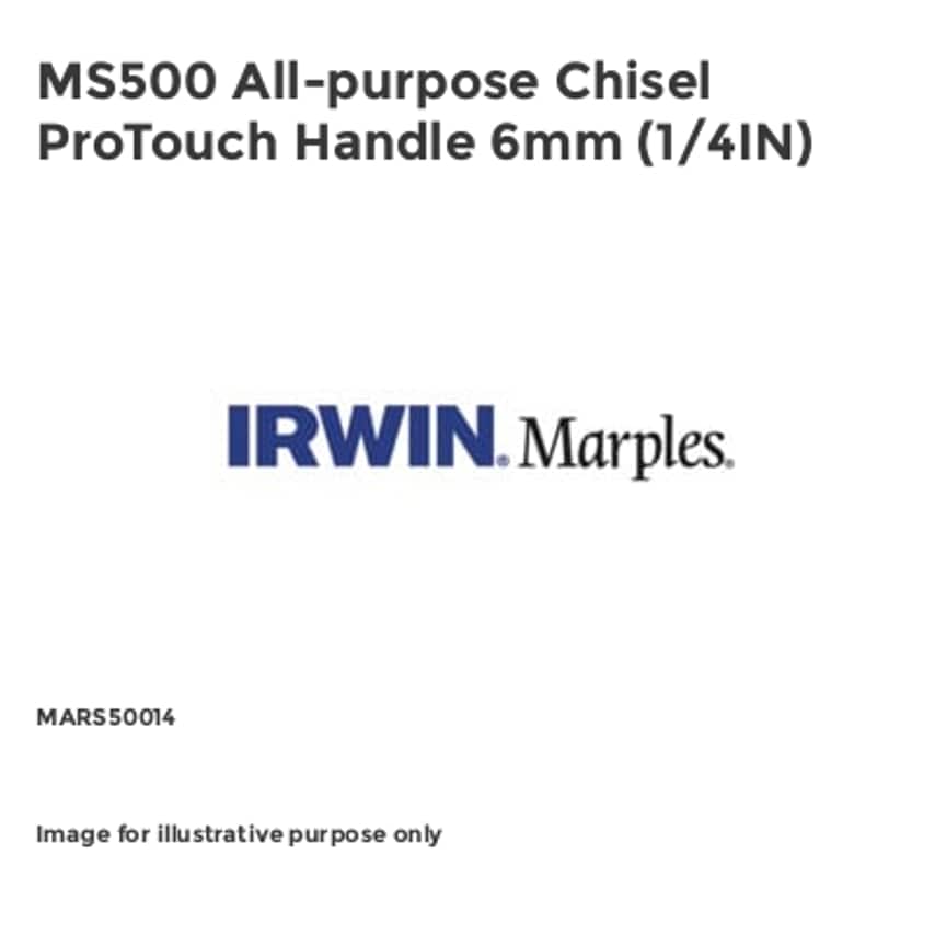 MS500 All-purpose Chisel ProTouch Handle 6mm (1/4IN)