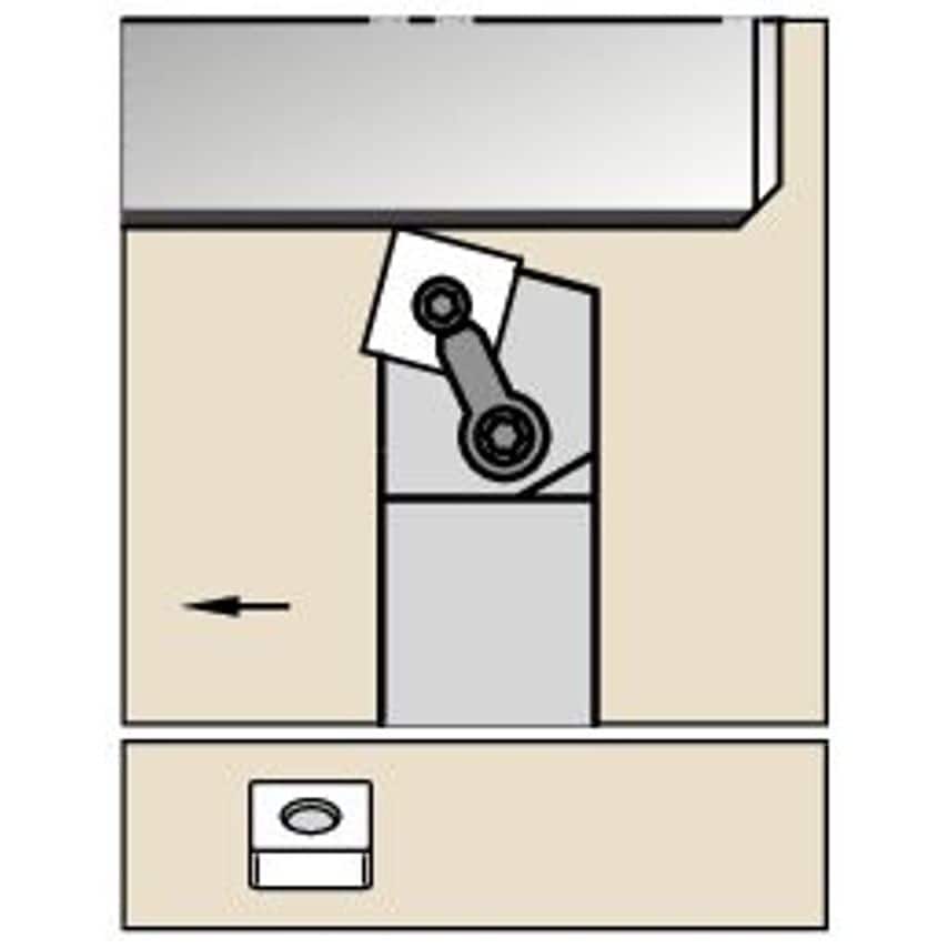MSBNL2525M15 M Clamping Holder W25, 0MM L150