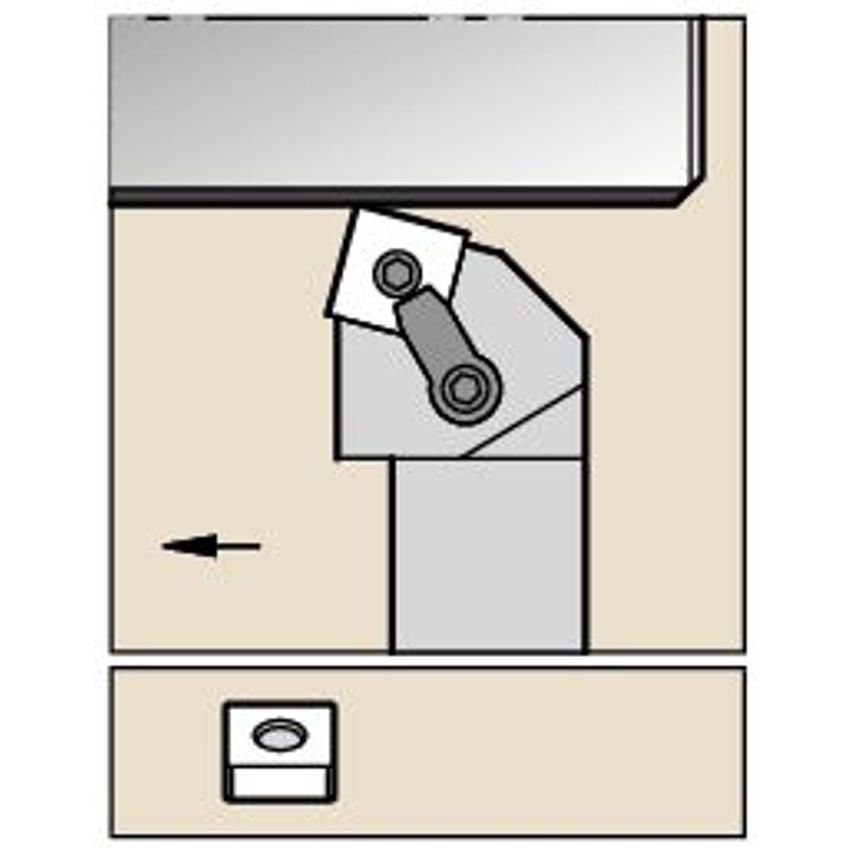 MSRNL164D M Clamping Holder W1.00 L6.00