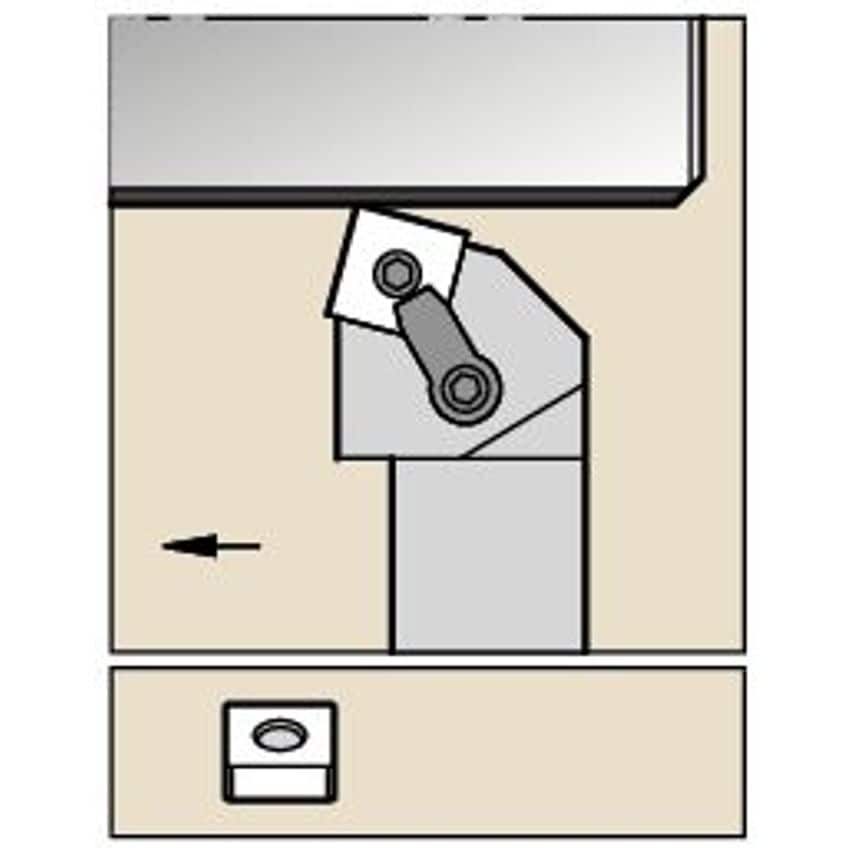 MSRNR124B M Clamping Holder W0.75 L4.50