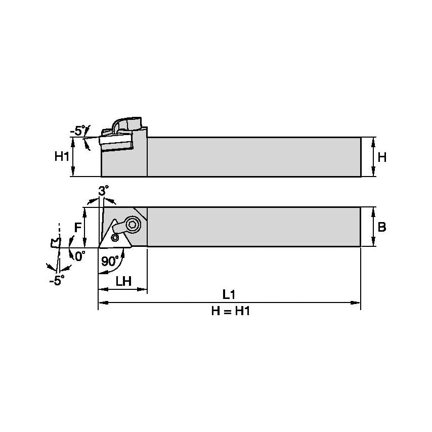 MTANL103B M Clamping Holder W0.63 L4.50