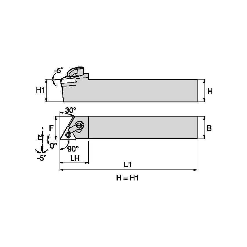 MTANLS123 M Clamping Holder W0.75 L4.50