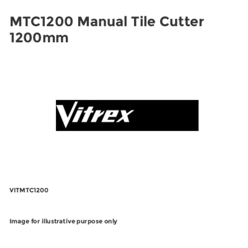 MTC1200 Manual Tile Cutter 1200mm VITMTC1200