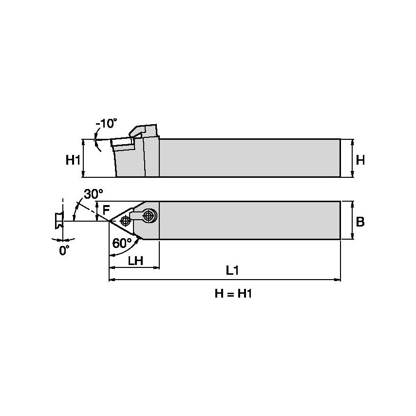 MTENNS082 M Clamping Holder W0.50 L4.50