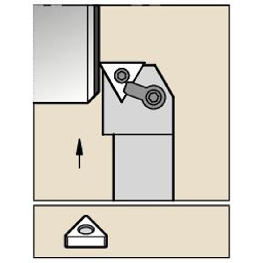 MTFNR204D M Clamping Holder W1.25 L6.00