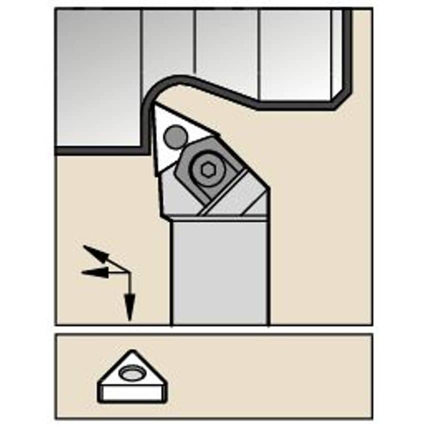 MTJNR2020K16H4 M Clamping Holder W20, 0MM L125