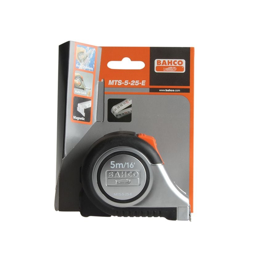 MTS Reversible Magnetic Tip Auto Pocket Tape 5m/16ft (Width 25mm) BAHMTS525E