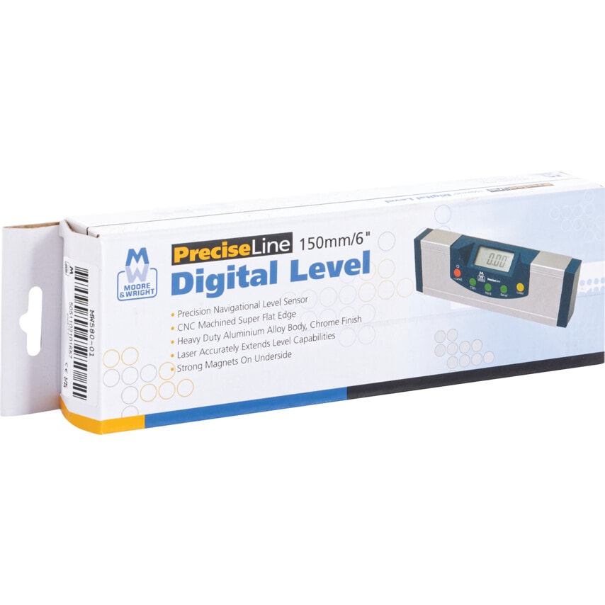 MW580-01 Precise Line Digital Level 6"/150mm