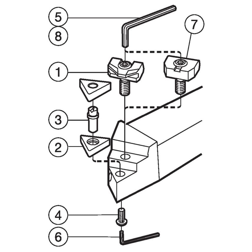 MWLNL 2525M 08 Toolholder