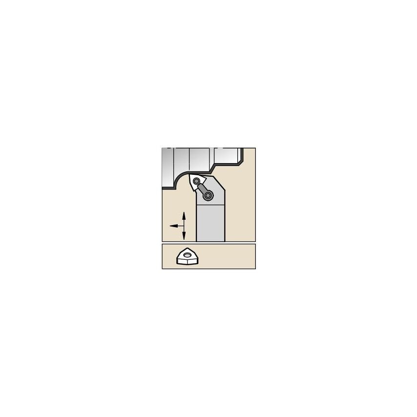 MWLNR124B M Clamping Holder W0.75 L4.50