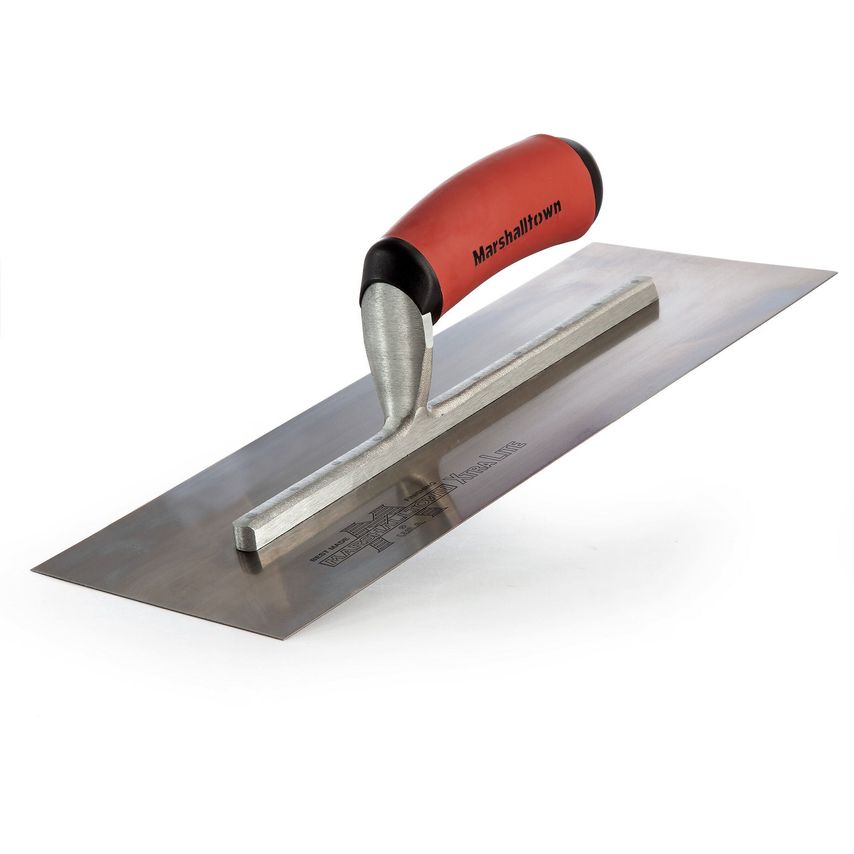 MXS13D Spring Steel Blade Plasterers Finishing Trowel DuraSoft Handle 13 x 5"