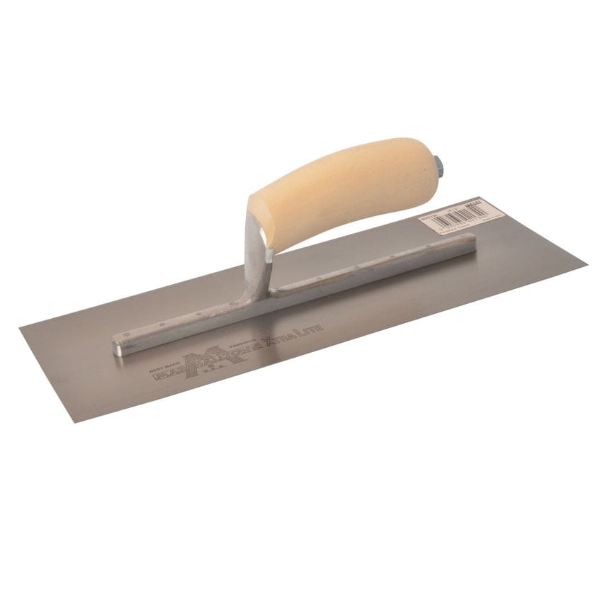 MXS13 Plasterer's Finishing Trowel Wooden Handle 13 x 5in