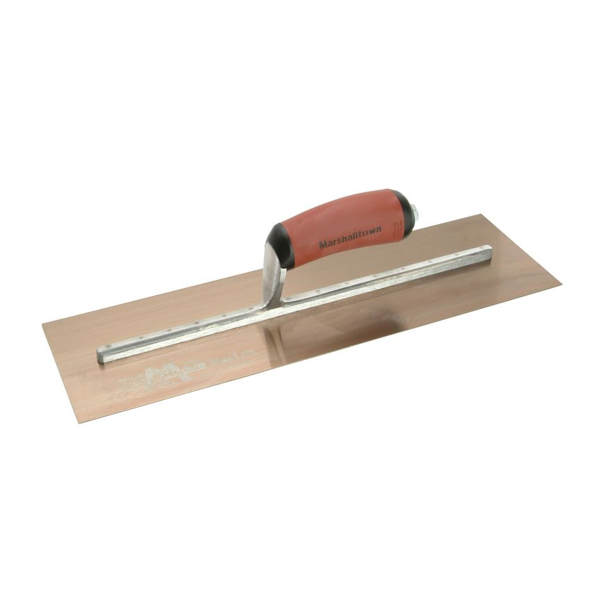 MXS165GD Gold Finishing Trowel DuraSoft Handle 16 x 5in M/TMXS165GD