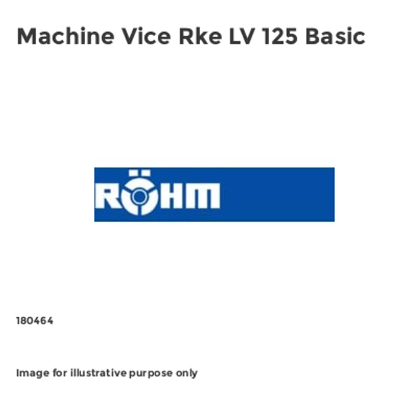 Machine Vice Rke LV 125 Basic