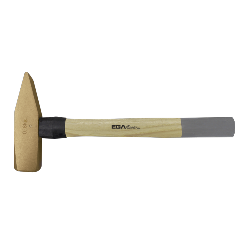 Machinist Hammer 500 GR Hickory Handle Non Sparking Cu-Be