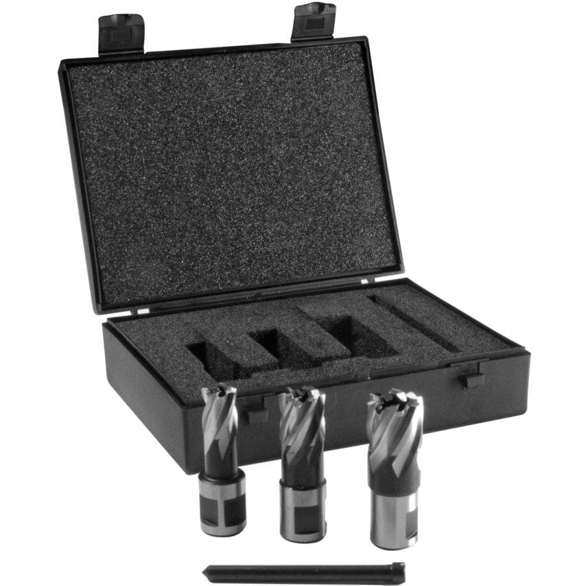 Mag Drill Hole Cutter Set Cyclone - 3 Piece Short