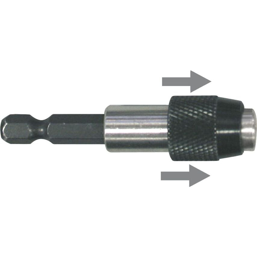 Magnetic Bit Holder 60mm Inox Type Push