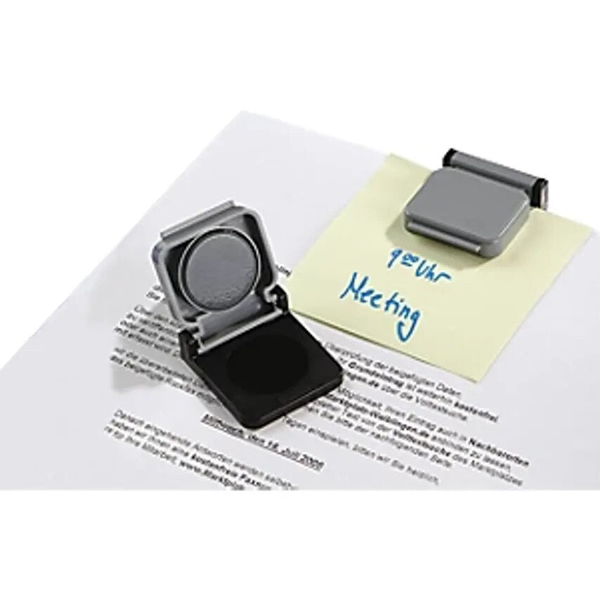 Magnetic Clip, Pack Of 20, LxW 40 X 36mm, Self-Locking, Grey/Black
