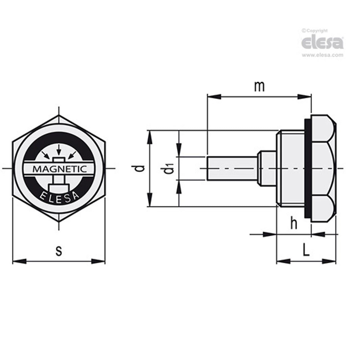 Magnetic Plug-TMA.1/2 - 59811-E