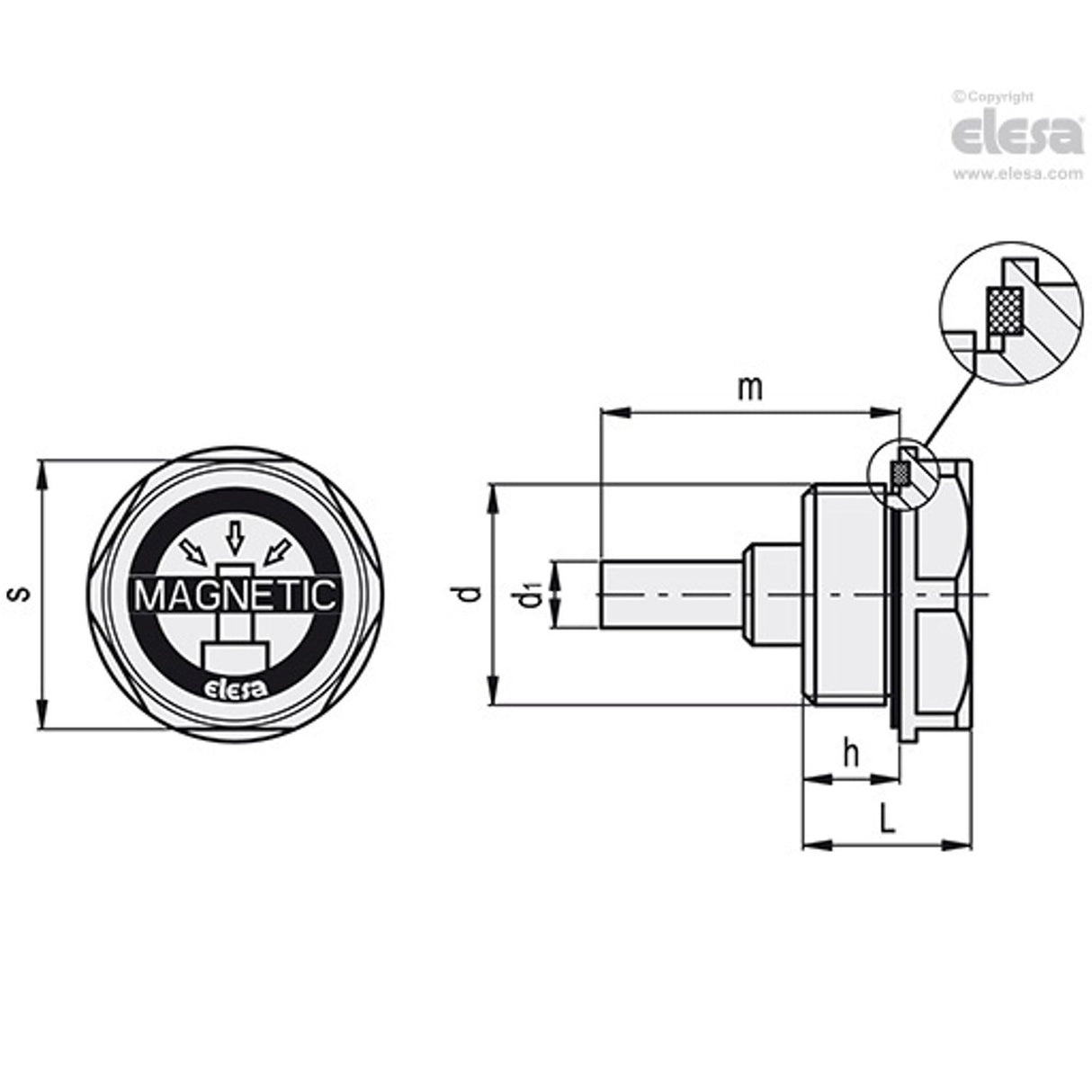 Magnetic Plug-TMB.1 - 59729-E