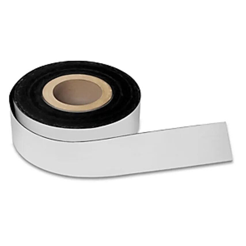 Magnetic Tape, White, Width 30mm