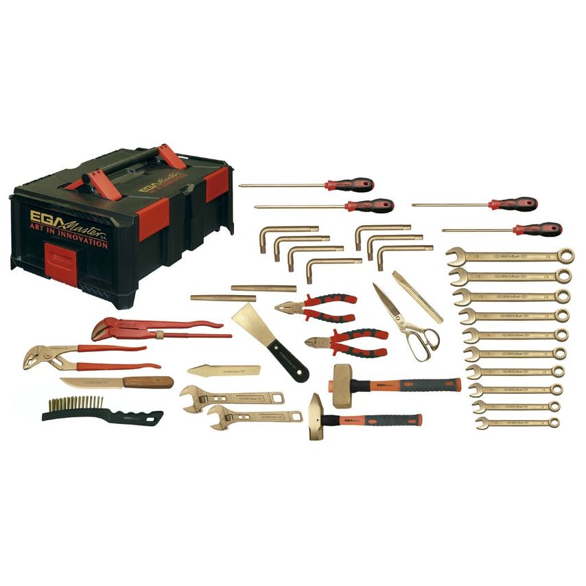 Maintenance Set 37 Pcs Non Sparking Al-Bron (Inches) 36796