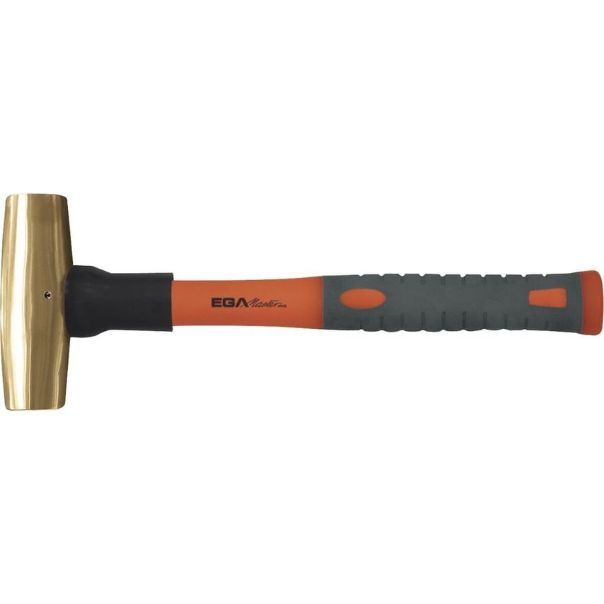 Mallet 4500 Gr. Fiberglass Handle Non Sparking Brass 72796