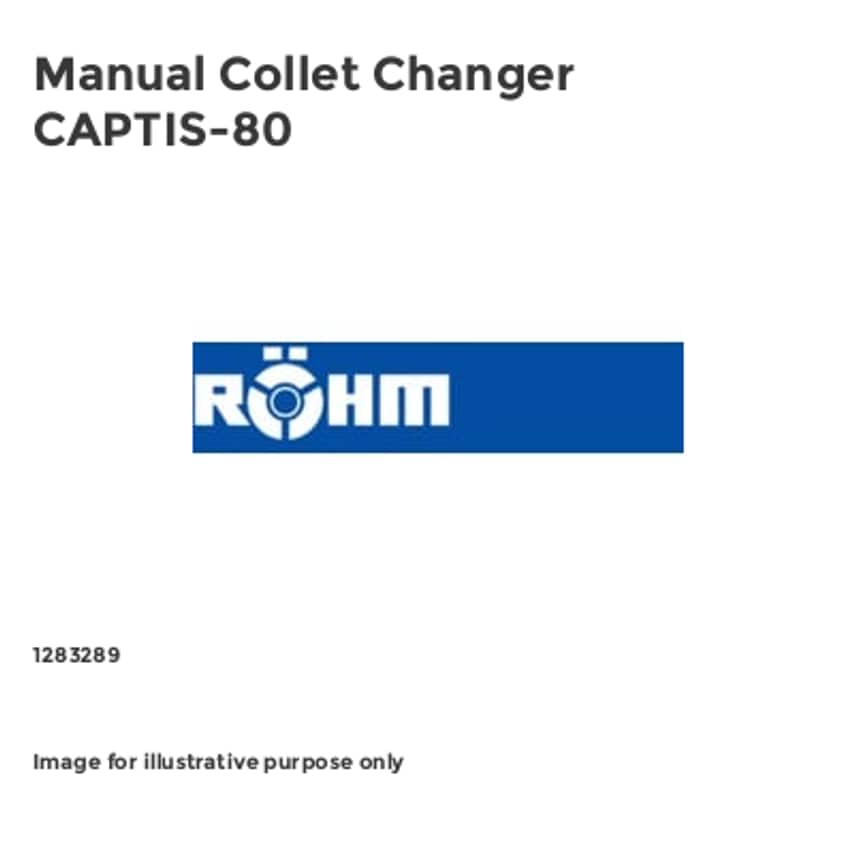 Manual Collet Changer CAPTIS-80
