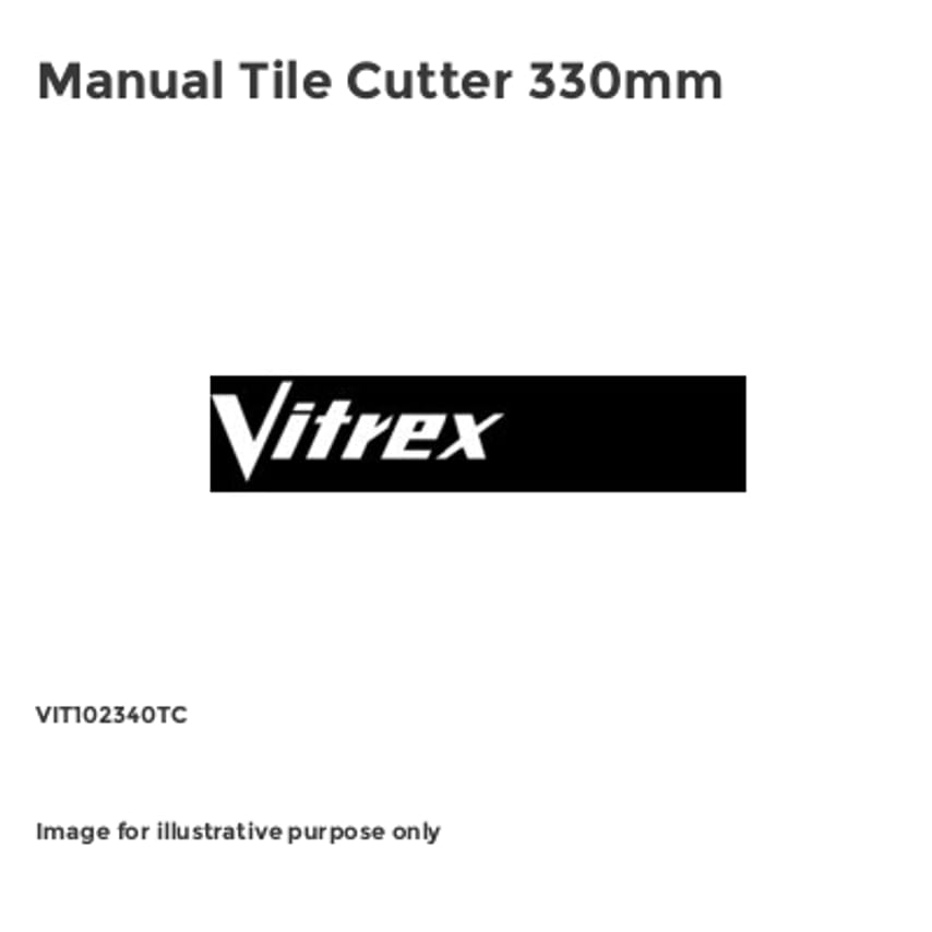 Manual Tile Cutter 330mm