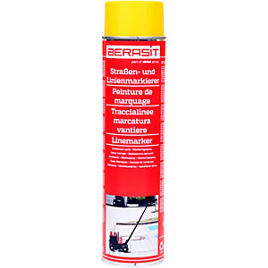 Marking Paint, Contents 600 Ml, Pack Of 12 Cans, Yellow