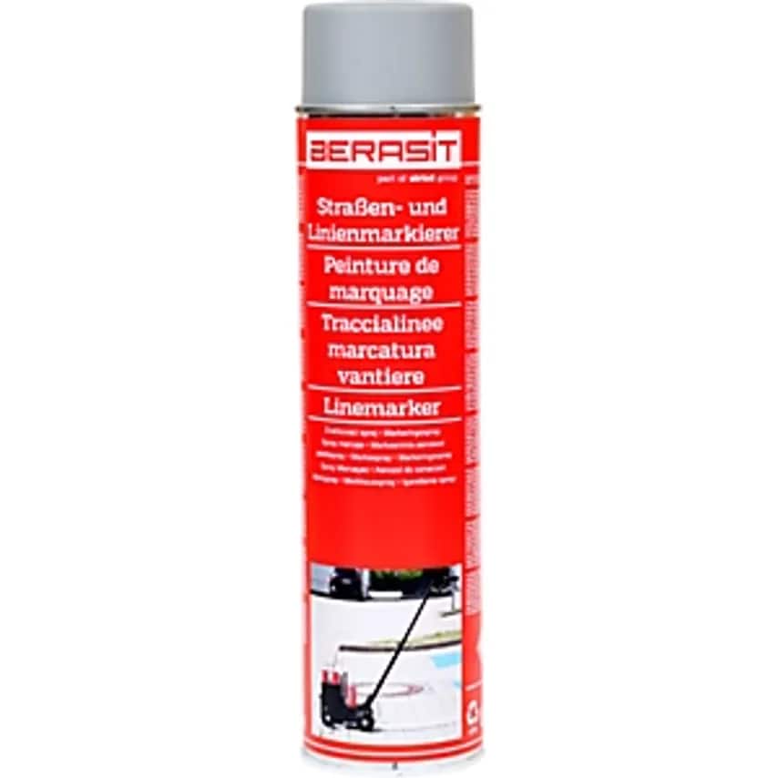 Marking Paint, Contents 600 Ml, Pack Of 6 Cans, Grey