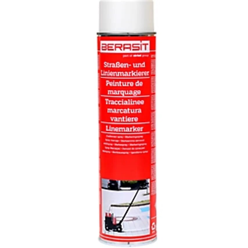 Marking Paint, Contents 600 Ml, Pack Of 6 Cans, White