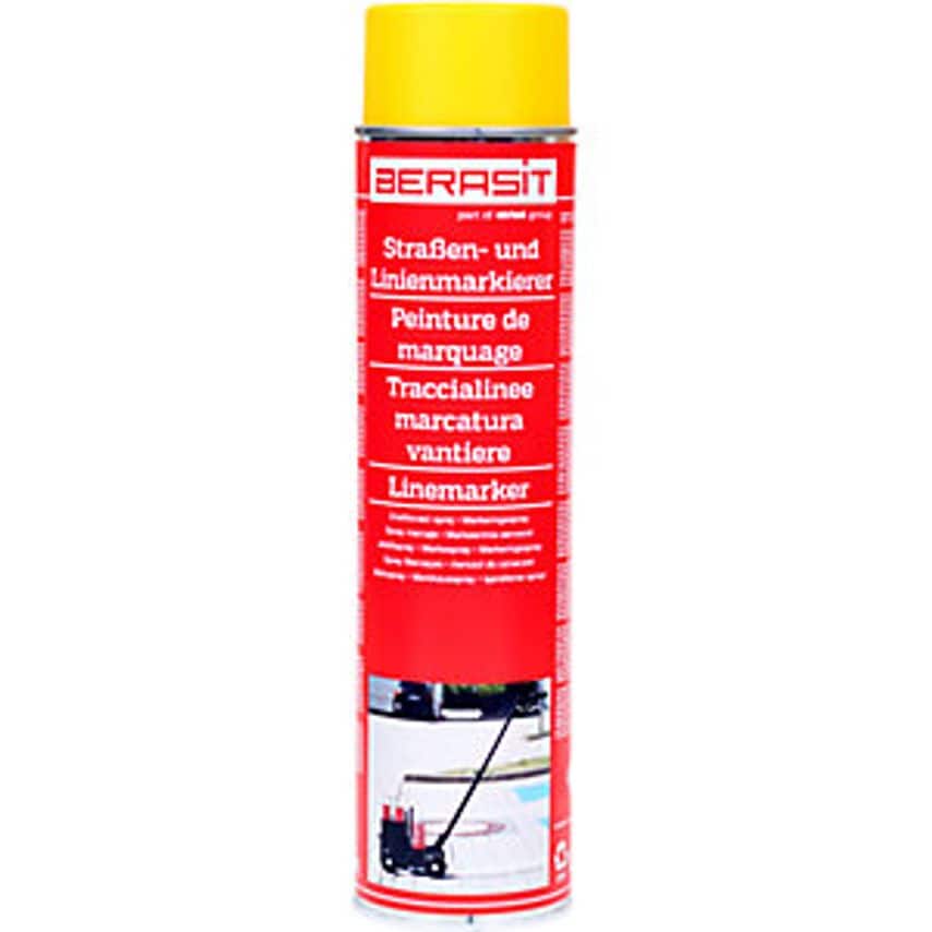 Marking Paint, Contents 600 Ml, Pack Of 6 Cans, Yellow