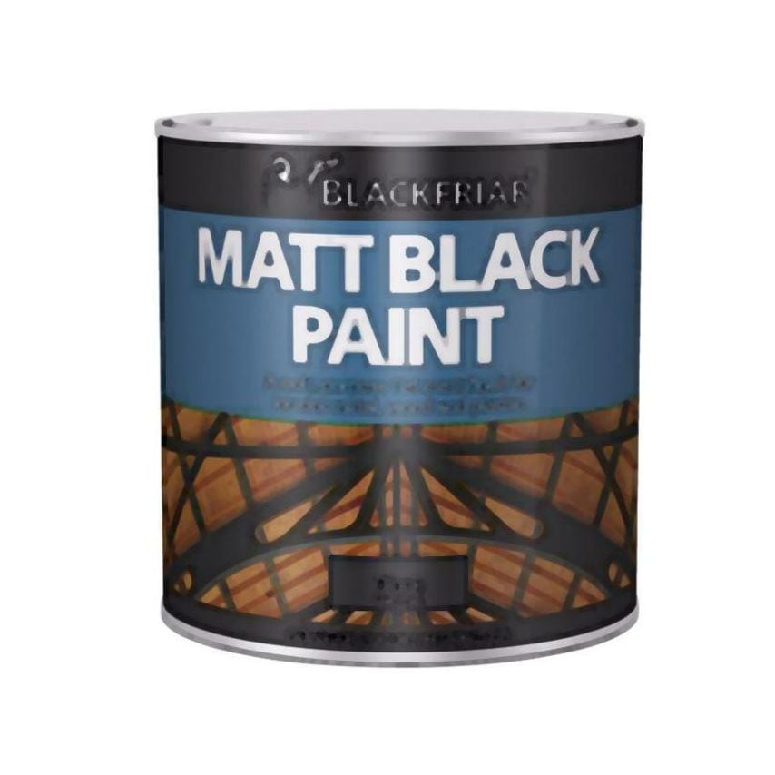 Matt Black Paint 500ml BKFMB500
