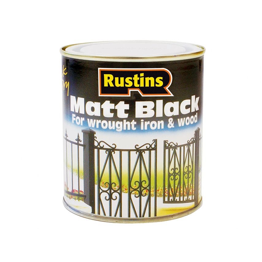 Matt Black Paint Quick Drying 2.5 Litre RUSBM25L