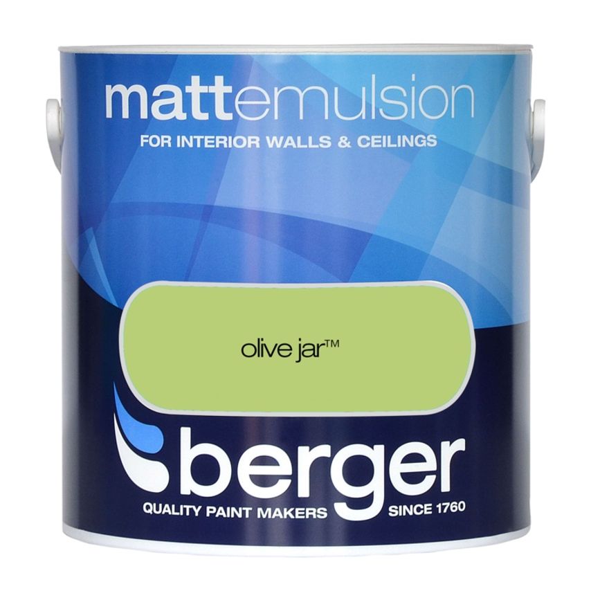Matt Emulsion 2.5L Olive Jar